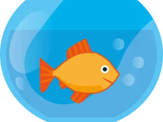 Goldfish Water Aquarium Stickdatei