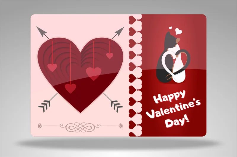 Love Card Heart Stickdatei – Herzen & Liebe