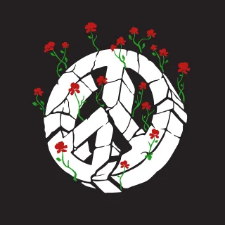 Peace Nature Beautiful flowers Stickdatei – Blumen