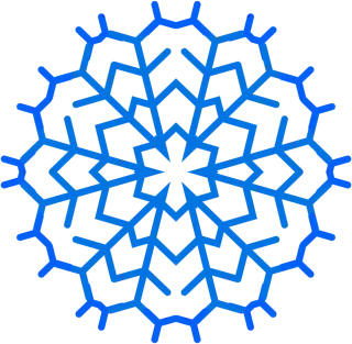 Snowflake Ice crystal Nature Stickdatei