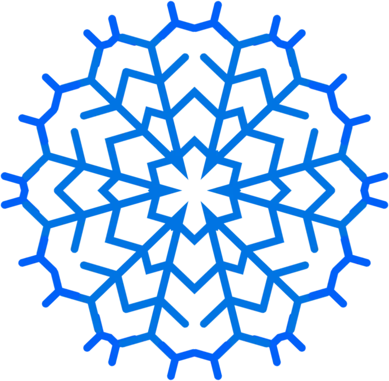 Snowflake Ice crystal Nature Stickdatei – Weihnachten