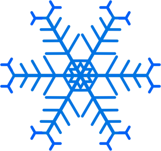 Snowflake Snow crystal Abstract Stickdatei