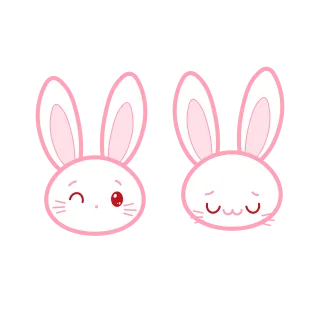 Rabbit Bunny Cartoon Stickdatei