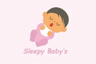 Baby Sleep Girl Stickdatei – Herzen & Liebe