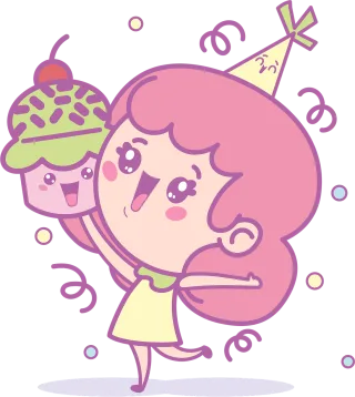 Girl Joy Happiness Stickdatei