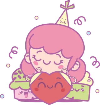 Party Girl Gift Stickdatei