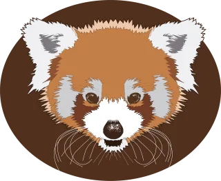 Animal Red panda Drawing Stickdatei