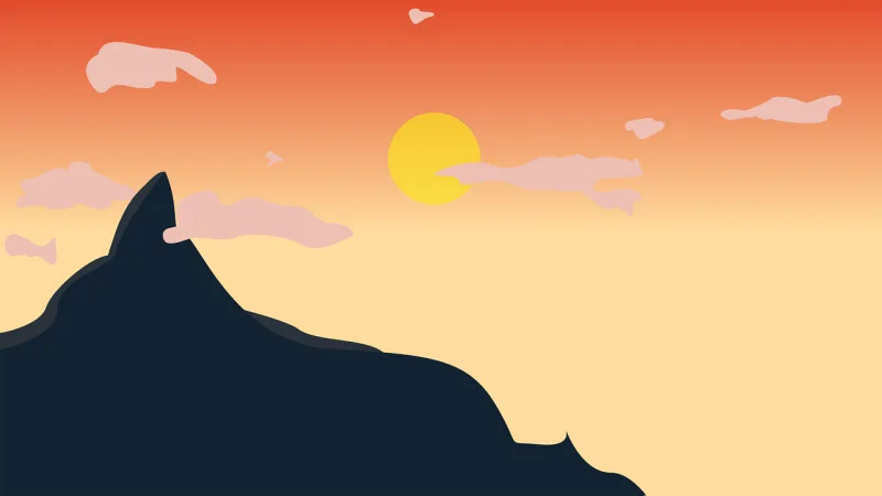 Sunset Sky Clouds Stickdatei – Natur