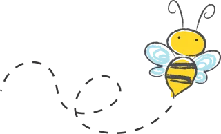 Bee Cartoon Bumble Stickdatei