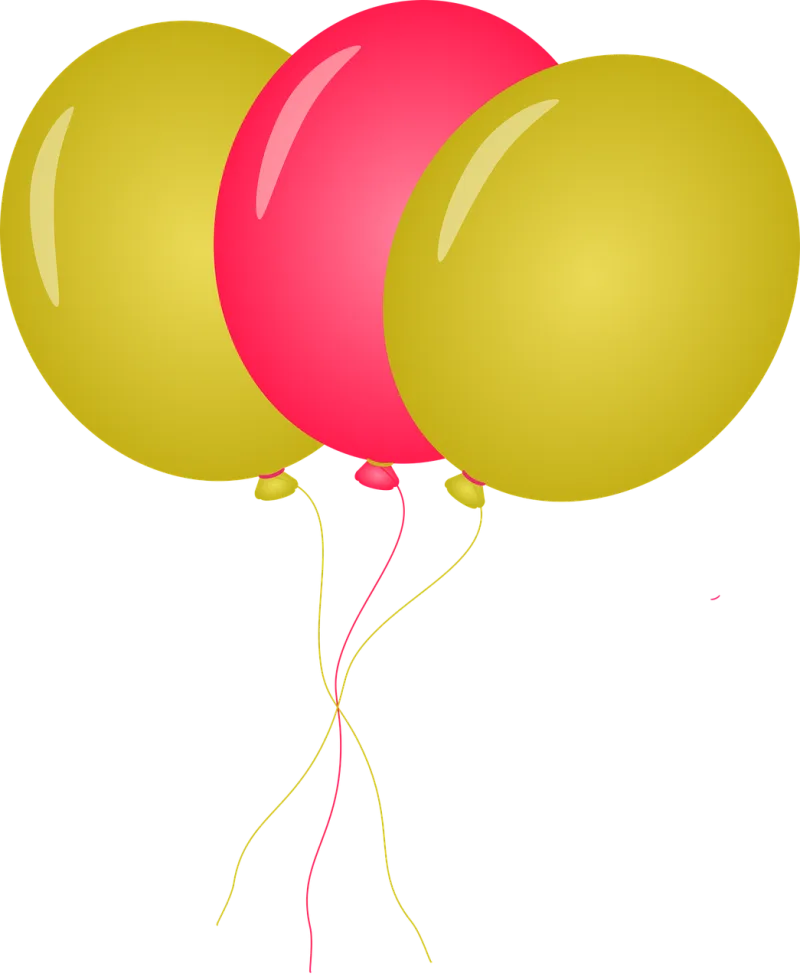 Balloons Celebration Happy birthday Stickdatei – Kinder