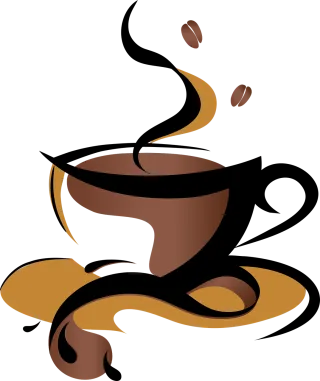 Coffee Logo Design Stickdatei