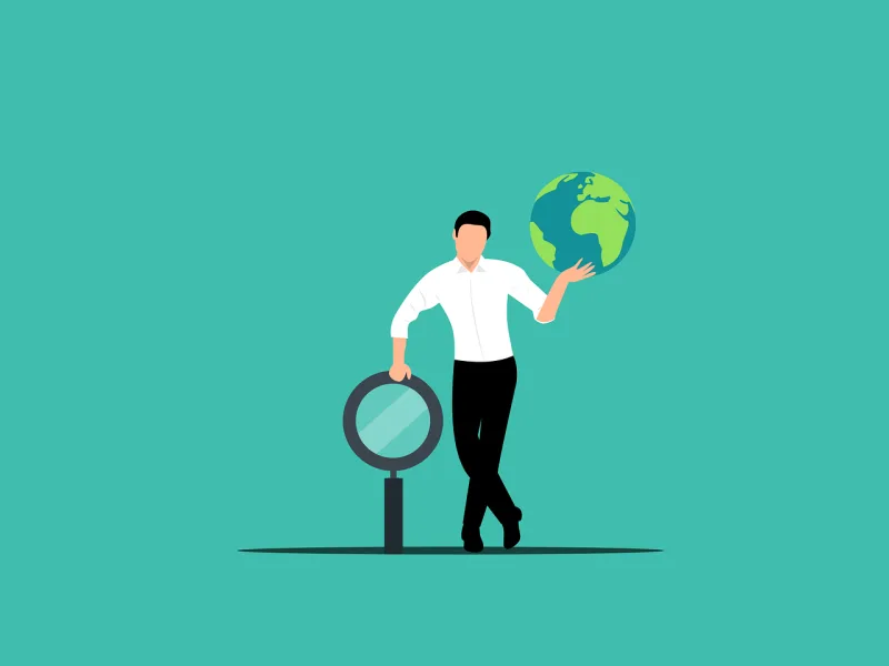 Businessman Search Browser Stickdatei – Sport