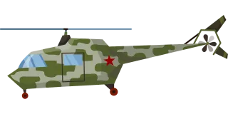 Helicopter Military War Stickdatei