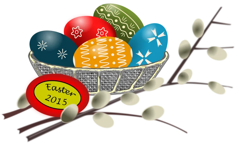 Easter Bouquet Happy Stickdatei – Blumen