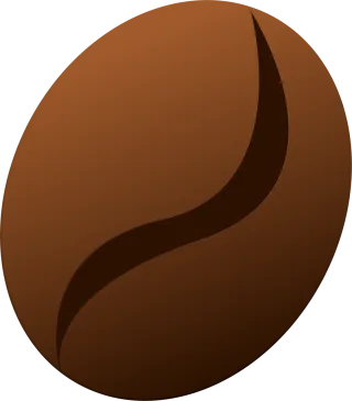 Coffee bean Coffee bean logo Logo Stickdatei – Essen & Trinken