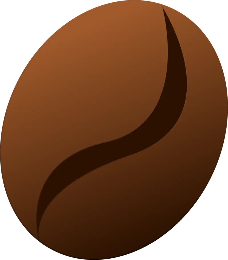 Coffee bean Coffee bean logo Logo Stickdatei – Essen & Trinken