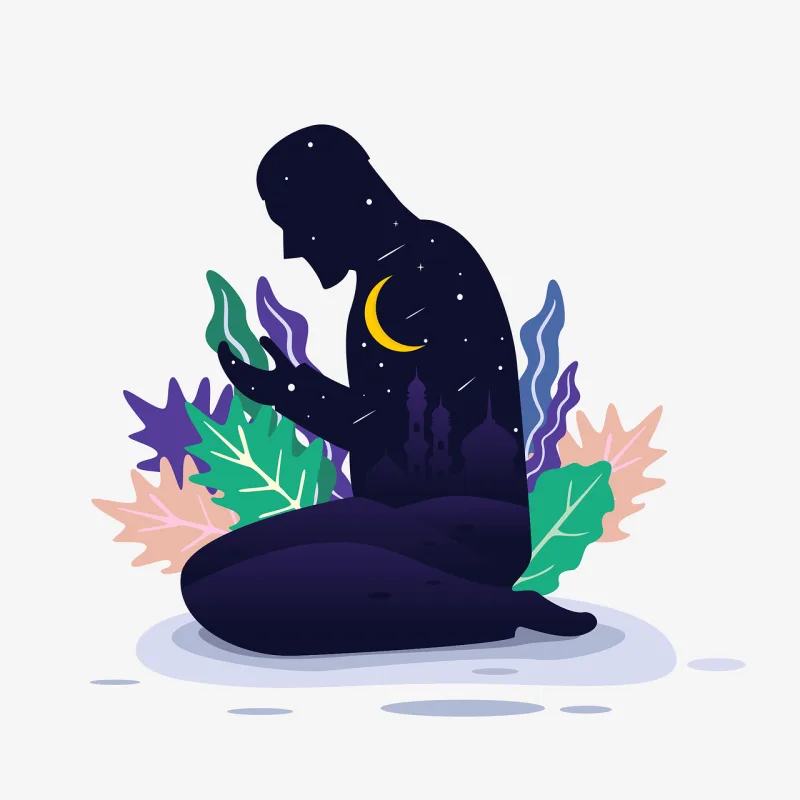 Muslim Prayer Pray Stickdatei – Weihnachten