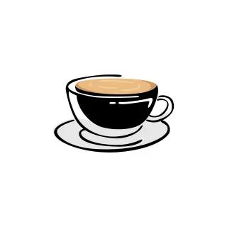 Coffee Drink Drawing Stickdatei – Essen & Trinken