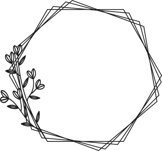 Flower Frame Floral Stickdatei