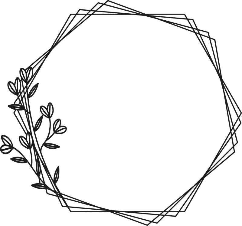 Flower Frame Floral Stickdatei – Blumen