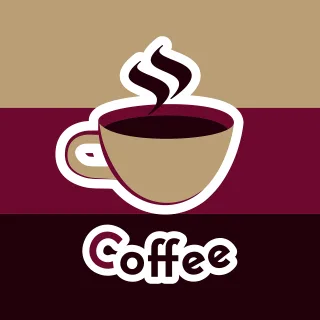 Drink Coffee Cup Stickdatei