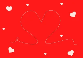 Heart Shape Art Stickdatei