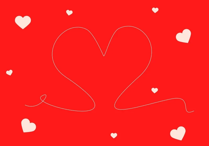 Heart Shape Art Stickdatei – Herzen & Liebe