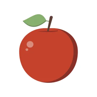 Fruit Apple Food Stickdatei – Essen & Trinken