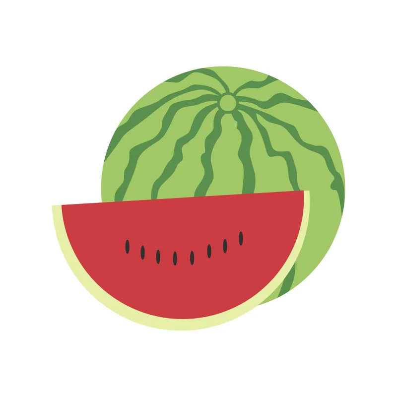 Fruit Watermelon Tropical Stickdatei – Essen & Trinken