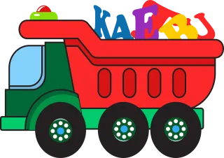 Toy truck Toy Dump Stickdatei