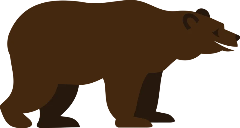 Animal Nature Grizzly bear Stickdatei – Tiere