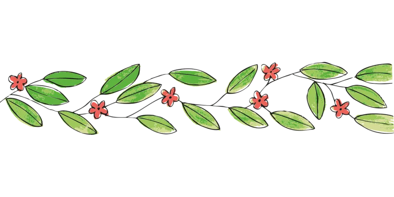Flower Floral background Leaves Stickdatei – Blumen