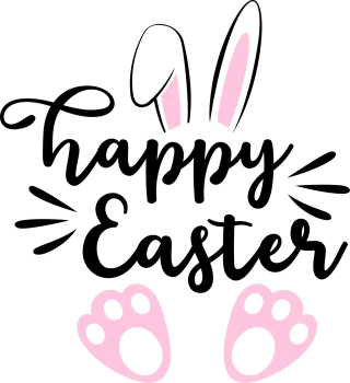 Happy easter Bunny Greeting Stickdatei