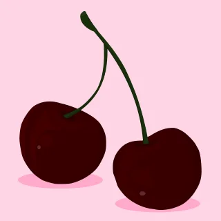 Cherry Fruit Food Stickdatei – Essen & Trinken