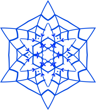 Rosette Mandala Star Stickdatei
