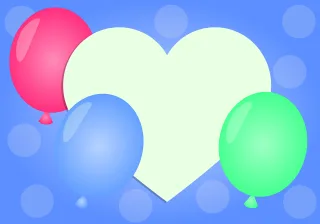 Birthday card Celebration Balloons Stickdatei