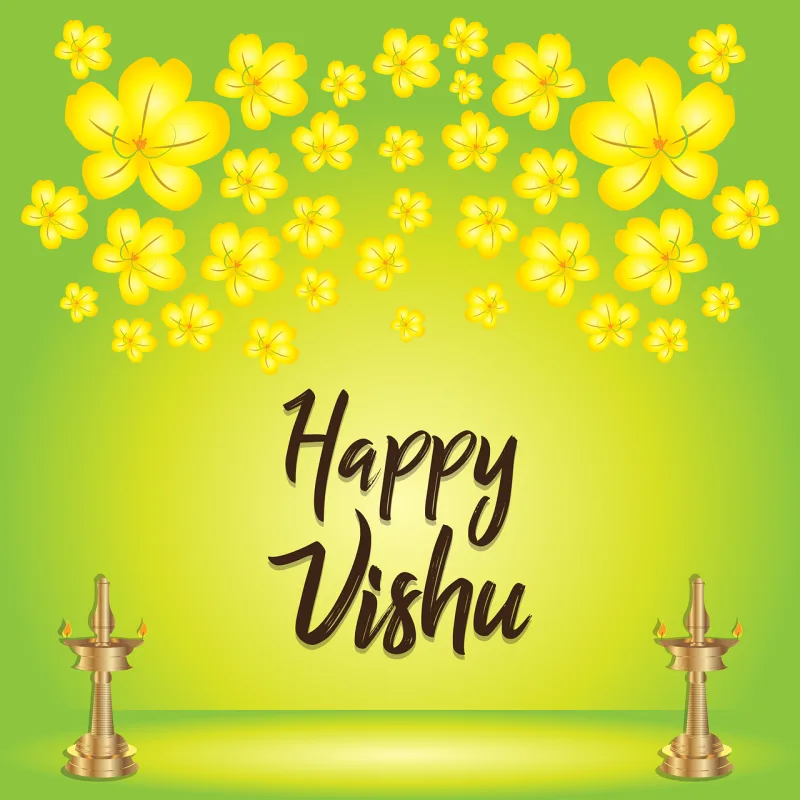 Happy vishu Flower wallpaper Vishu Stickdatei – Blumen