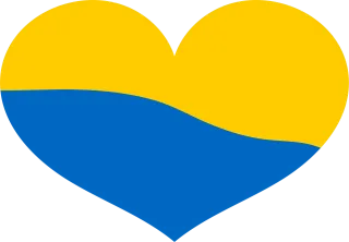 Ukraine Flag Love Stickdatei