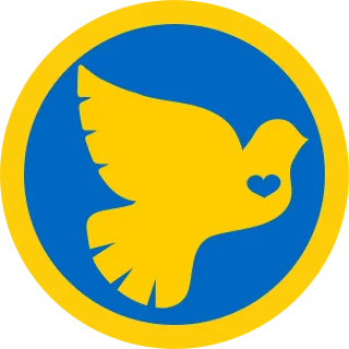Peace Ukraine Symbol Stickdatei