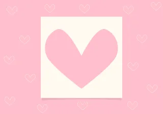 Pink greeting card Heart Greeting card Stickdatei