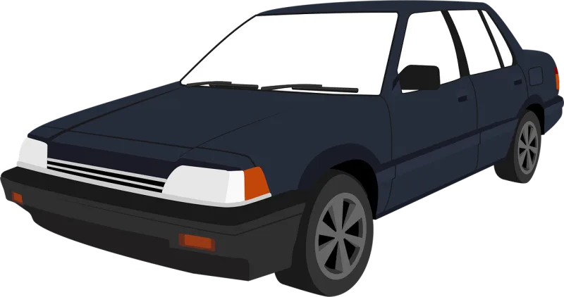 Car Sedan Honda civic Stickdatei – Fahrzeuge