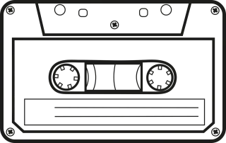 Cassette Music Vintage Stickdatei – Musik