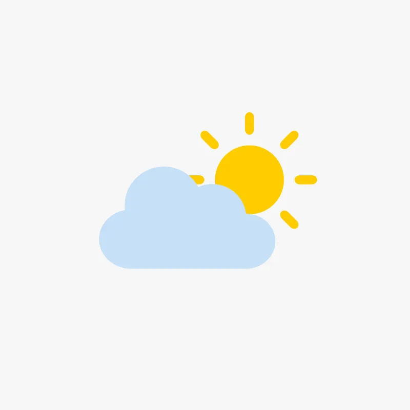 Cloudy Nature Sun Stickdatei – Natur