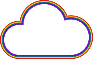 Cloud Diversity Rainbow Stickdatei