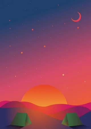 Camp Moon Adventure Stickdatei