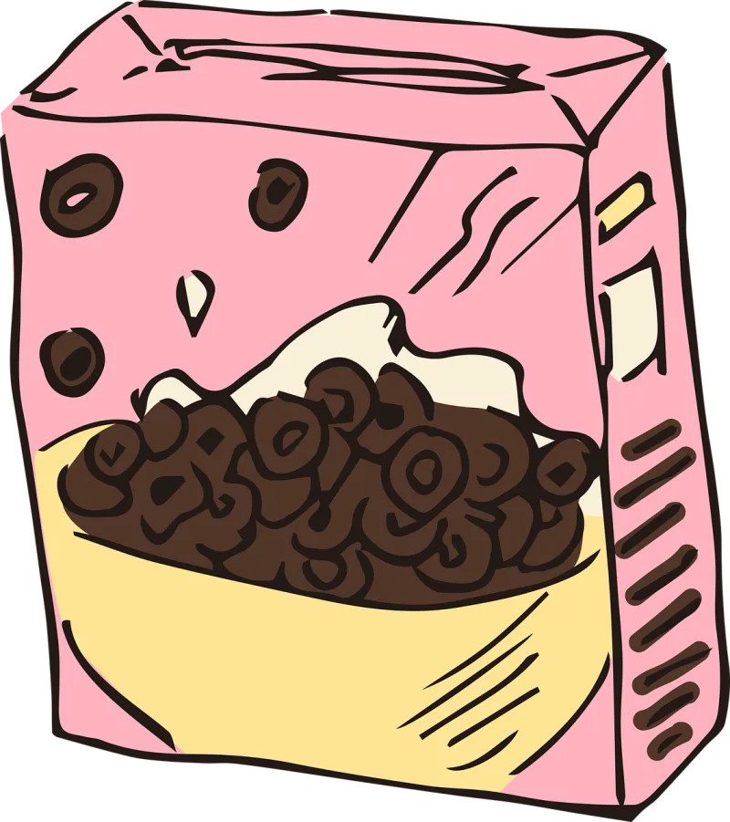 Oatmeal Breakfast Chocolate cereal Stickdatei – Essen & Trinken
