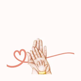 Hands Family Newborn Stickdatei