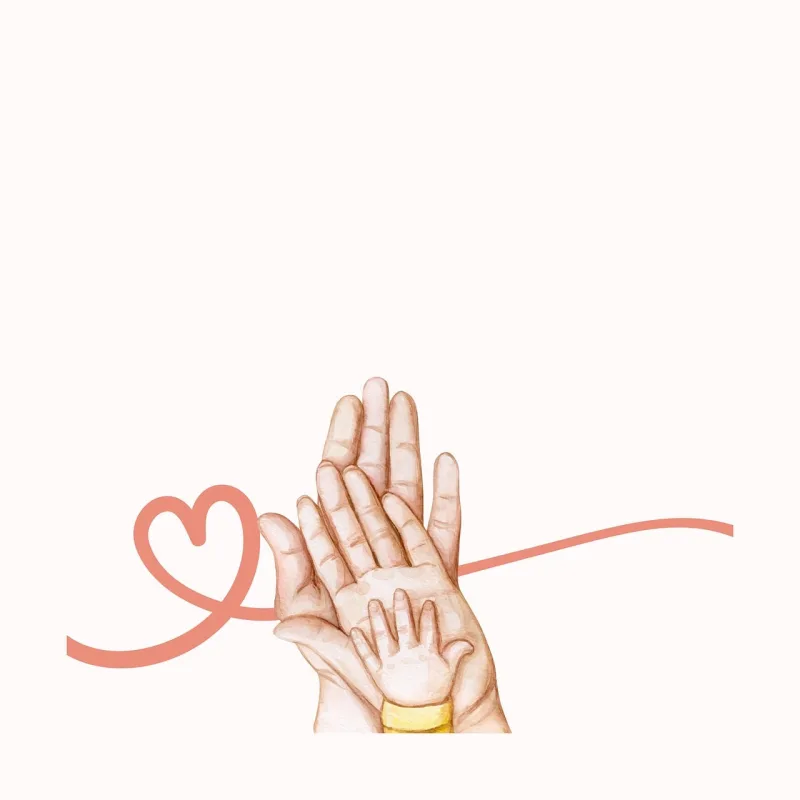 Hands Family Newborn Stickdatei – Herzen & Liebe