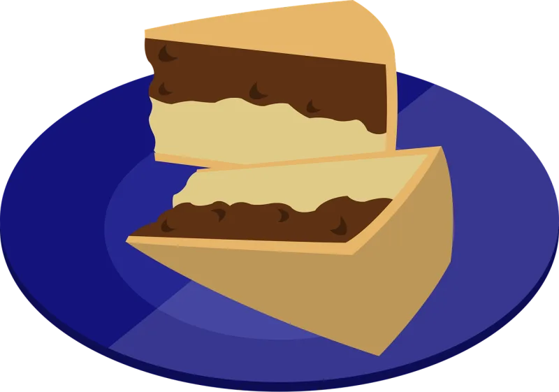Dessert Cake Slice Stickdatei – Essen & Trinken