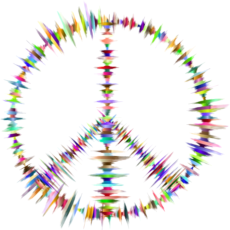 Peace sign Music Symbol Stickdatei – Natur